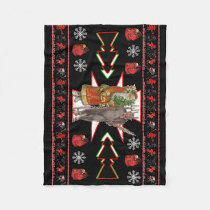 Cobertor De Velo Design de Krampus do Natal do sudoeste