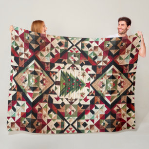 Cobertor De Velo Design de Natal Inclinado