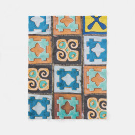 Cobertor De Velo Design de padrão de Azulejo de cerâmicos colorido