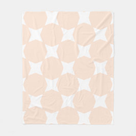 Cobertor De Velo Design de padrão de estrela pastel e branca de pês