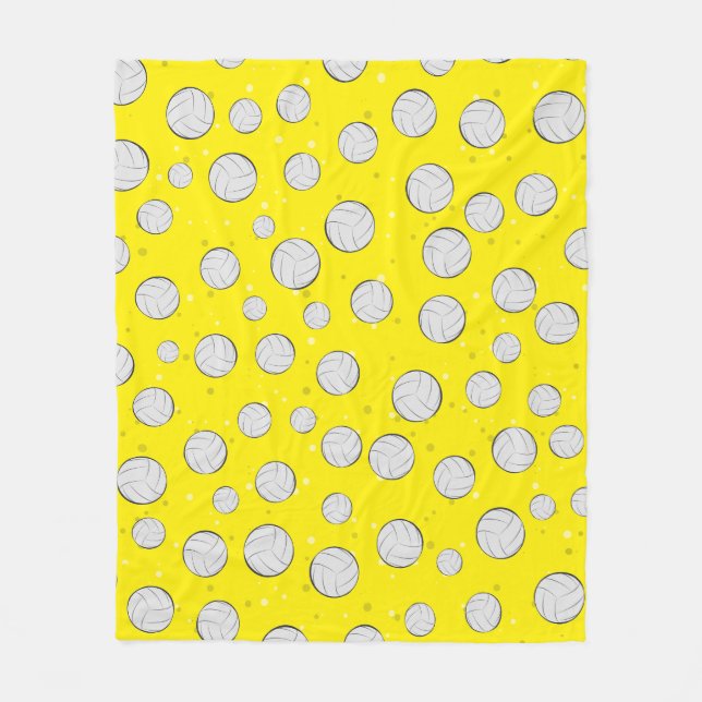 Cobertor De Velo Design de Padrão de Volei (Frente)