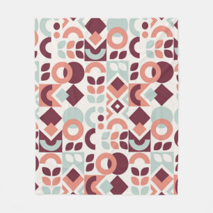 Cobertor De Velo Design de padrão escandinavo. Retro moderno simple