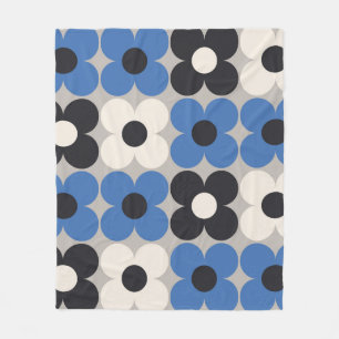 Cobertor De Velo Design de padrão uniforme floral. Estilo escandina