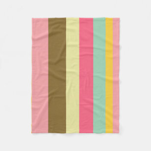 Cobertor De Velo Design de Paleta de Cores Listradas de Verão