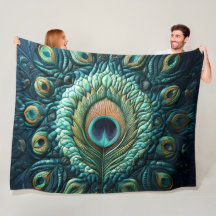 Design de Penas de Peacock Azul Inclinação