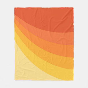 Cobertor De Velo Design de raios solares laranja e amarelo-estilo r