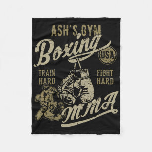 Cobertor De Velo Design de Retro de Boxing Mma Gym da Ash para o no
