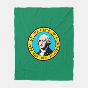 Cobertor De Velo Design de Sinalizador do Estado de Washington