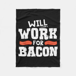 Cobertor De Velo Design Divertido de Bacon para Homens Mulheres Men