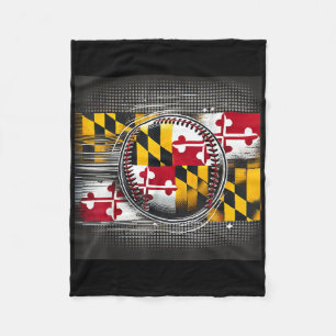 Cobertor De Velo Design do jogador de baseball em Maryland com sina