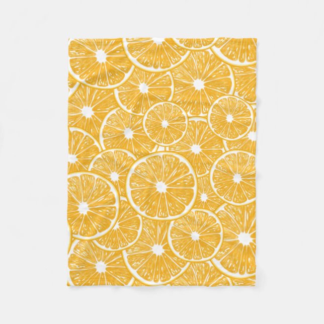 Cobertor De Velo Design do padrão das fatias laranja (Frente)
