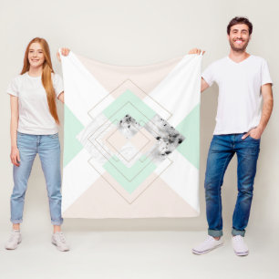 Cobertor De Velo Design geométrico do estilo moderno