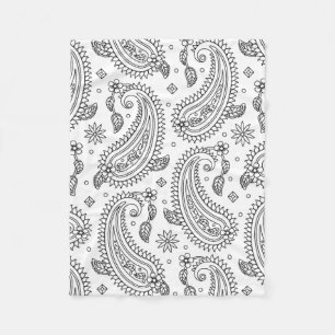Cobertor De Velo Design inspirado de Paisley