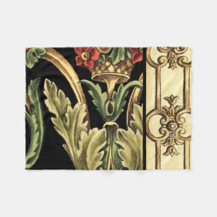 Cobertor De Velo Design Ornamental com Fronteiras Negras