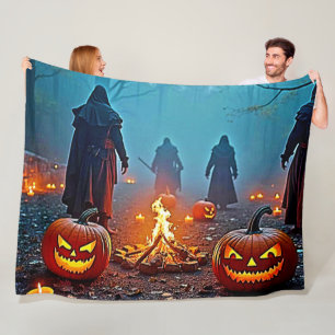 Cobertor De Velo Design Ritual de Spooky Halloween