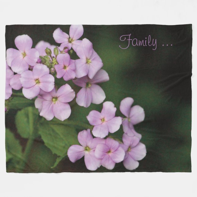 Cobertor De Velo Design Roxo Flor (Frente (Horizontal))