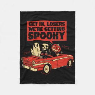 Cobertor De Velo Design Skeleton Pumpkin Fantasma De Halloween Cheg