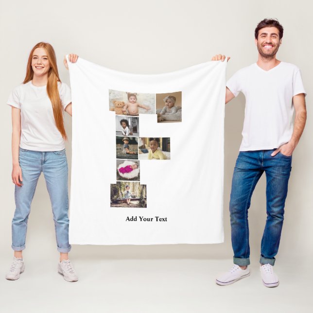 Cobertor De Velo Design Sua Própria Colagem de Fotografias F (In Situ)