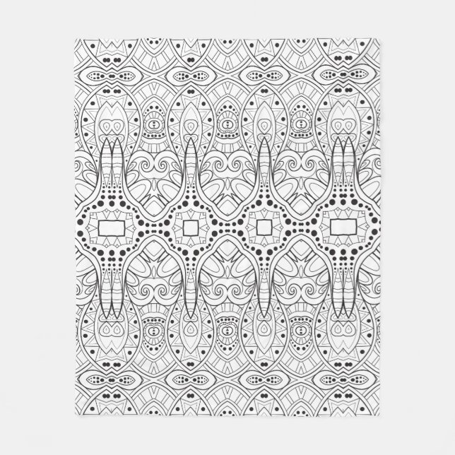Cobertor De Velo Design tribal de Zendoodle (Frente)