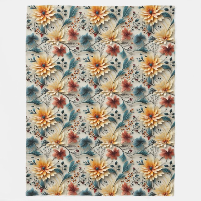 Cobertor De Velo Designs de queda (Frente)