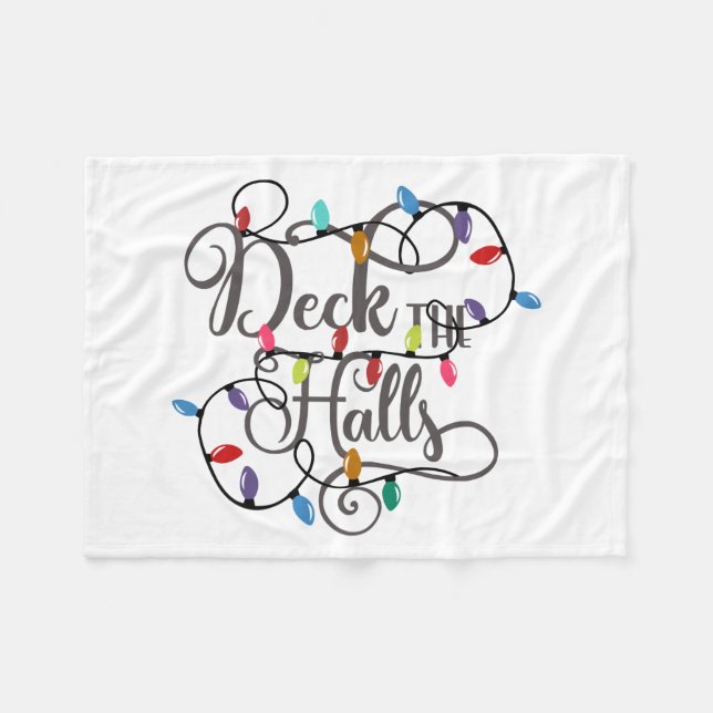 Cobertor De Velo despejar as lanternas de Natal (Frente (Horizontal))