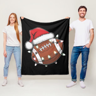 Cobertor De Velo Desporto de Natal Futebol Americano Amante do Nata