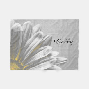 Cobertor De Velo Destaques florais amarelos