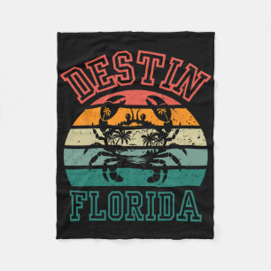 Cobertor De Velo Destin Flórida Fl Surf Retro Pôr do Sol Nós Cidade