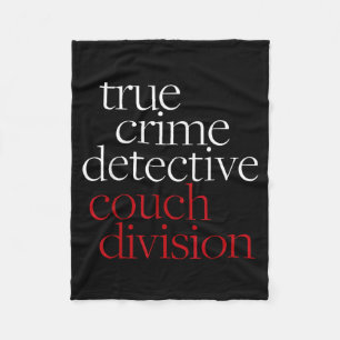 Cobertor De Velo Detetive de Crime Real Sofá de Fã de Crime Diverti