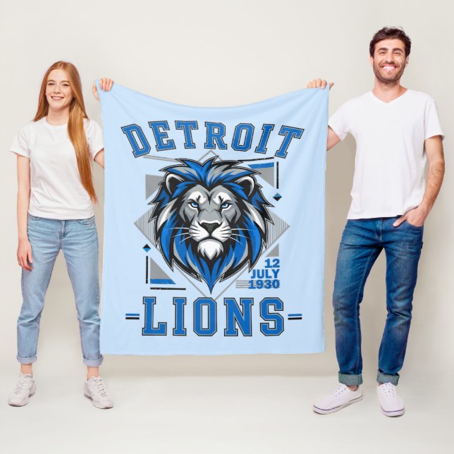 Cobertor De Velo Detroit Lions  futebol (In Situ)