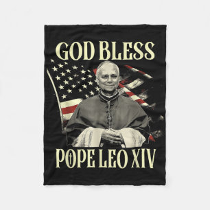 Cobertor De Velo Deus abençoe Leo Xiv 8