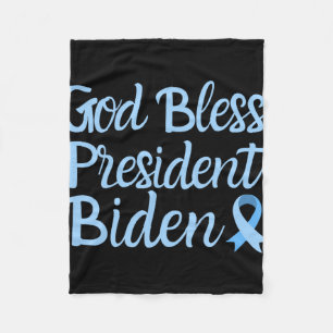 Cobertor De Velo Deus abençoe Presidente Biden Cancer da próstata A