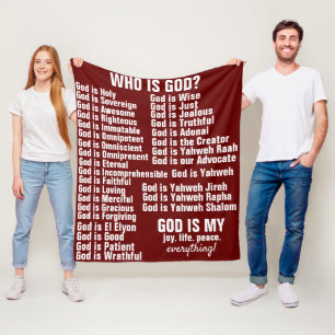 Cobertor De Velo Deus é - Fleece Blanket