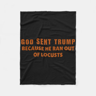 Cobertor De Velo Deus Enviou Trump Porque Ele Acabou Com Os Anti-La