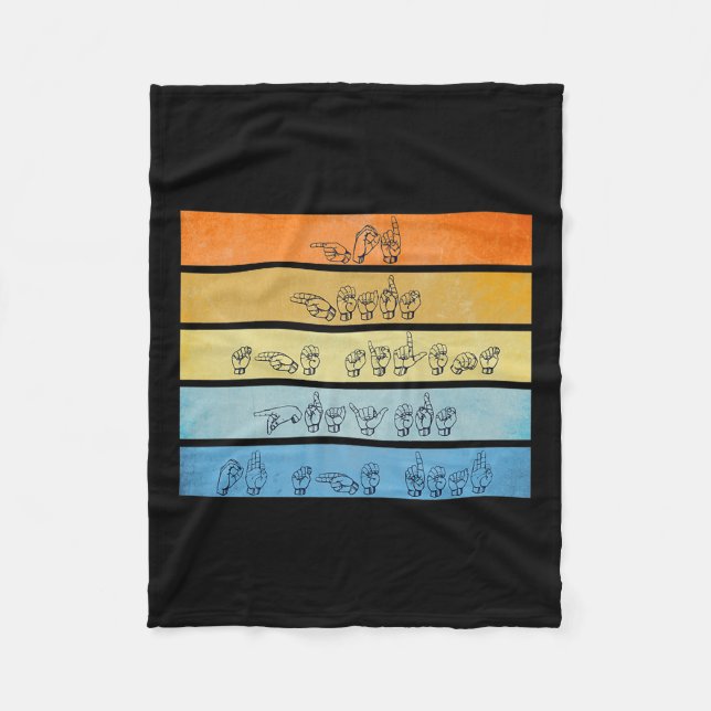 Cobertor De Velo Deus Oculta Orações Sensibilização Surda Sinal de  (Frente)