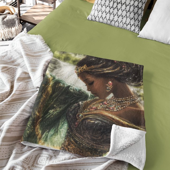 Cobertor De Velo Deusa Encantadora por uma Caipira Mágica (Criador carregado)