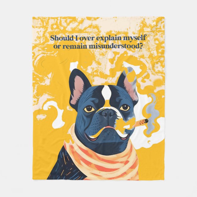 Cobertor De Velo Devo Explicar-Me (Frente)