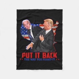 Cobertor De Velo Devolva Do Jeito Que Encontrou Engraçado Trump Tap