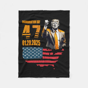 Cobertor De Velo Dia da Inauguração do Presidente Donald Trump 2025