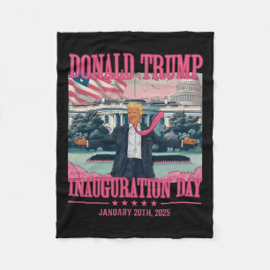 Cobertor De Velo Dia da Inauguração do Presidente Donald Trump 2025