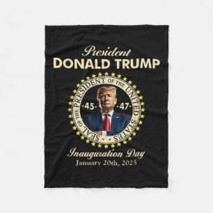 Cobertor De Velo Dia da Inauguração do Presidente Donald Trump 20 d