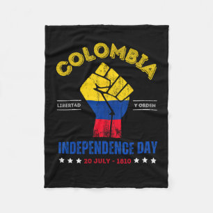Cobertor De Velo Dia da Independência 1810 República da Colômbia 20