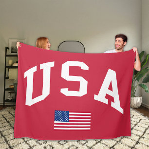 Cobertor De Velo Dia da Independência Patriótico Bandeira Americana