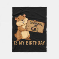 Dia da Marmota 2 de Fevereiro É Meu Aniversário Fe