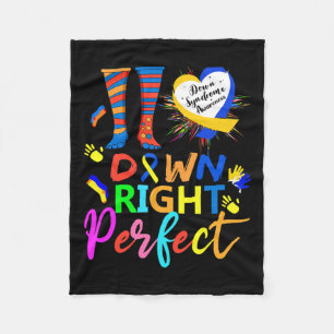 Cobertor De Velo Dia da Síndrome de Down Agita Sua Consciência T21