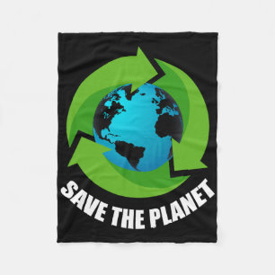 Cobertor De Velo Dia da Terra Salve O Planeta Mantenha-O Verde Feli