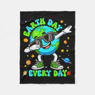 Cobertor De Velo Dia da Terra todos os dias fazendo dabbing planeta
