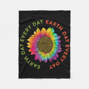 Cobertor De Velo Dia da Terra Todos Os Dias Hippie Tie Dye Sunflowe