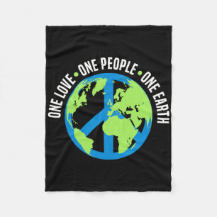 Cobertor De Velo Dia da Terra Um Planeta Ambiental do Amor das Pess