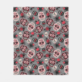 Cobertor De Velo Dia das Cascas de Açúcar Mortas, cinzas